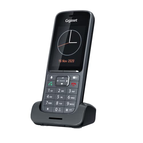 Gigaset SL800H PRO – schnurloses Business DECT-Telefon mit großem Farbdisplay - Brillante Audioqualität - Bluetooth - LED für optische Rufanzeige, Anthrazit