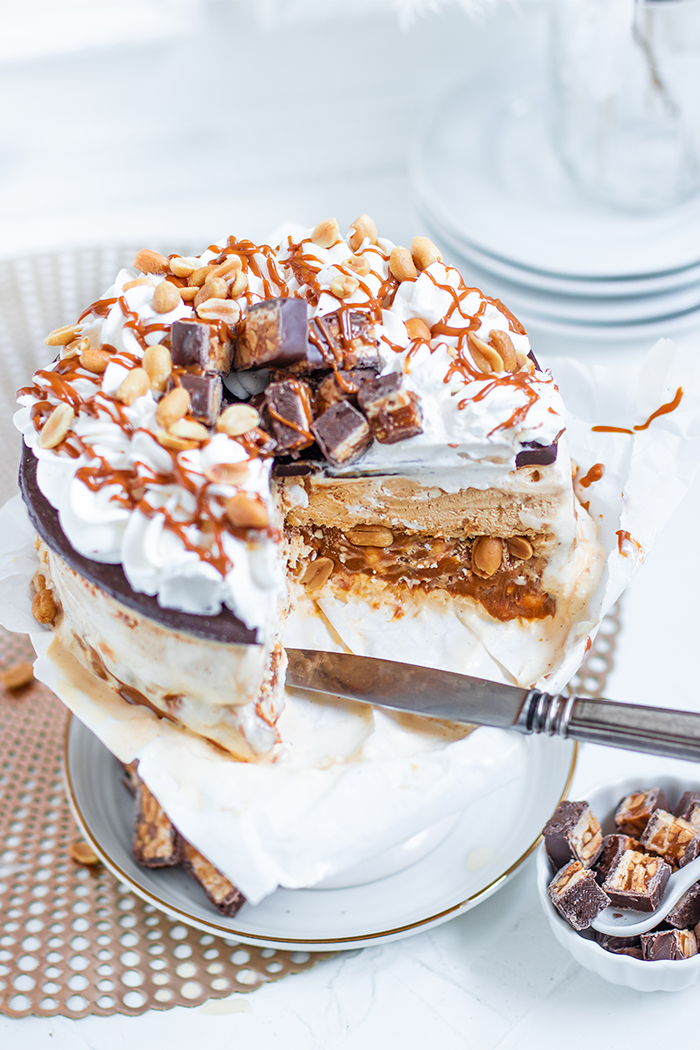 Snickers Eiscreme Torte