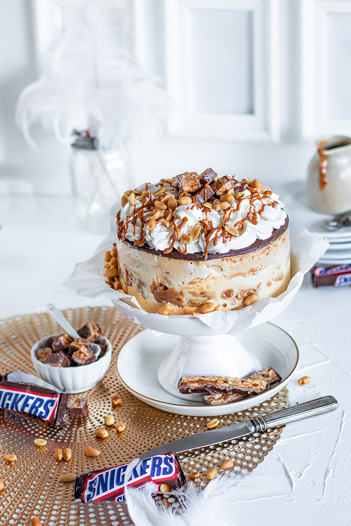 Snickers Eiscreme Torte