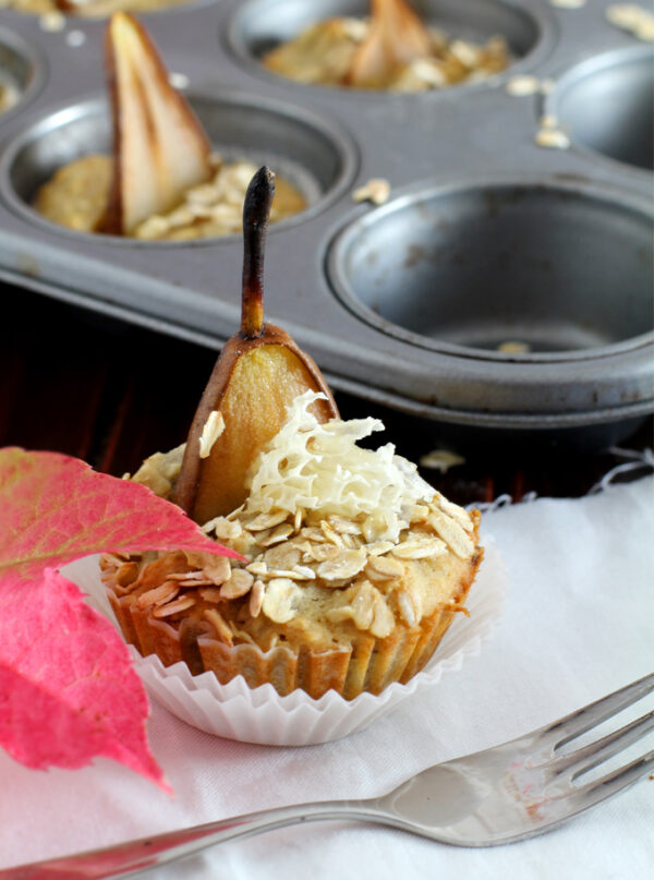 Honig-Birnen Muffins - KüchenDeern