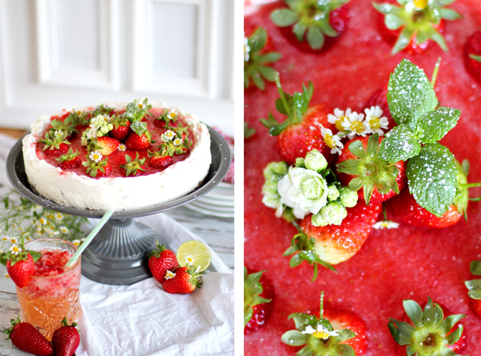 Erdbeer Mojito Torte