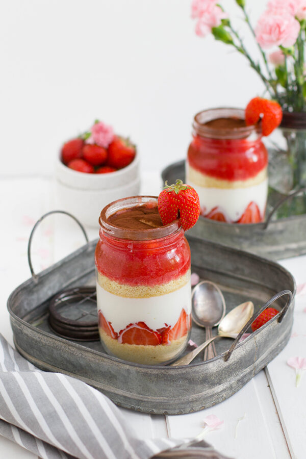 Schnelles Erdbeer Tiramisu im Glas - KüchenDeern
