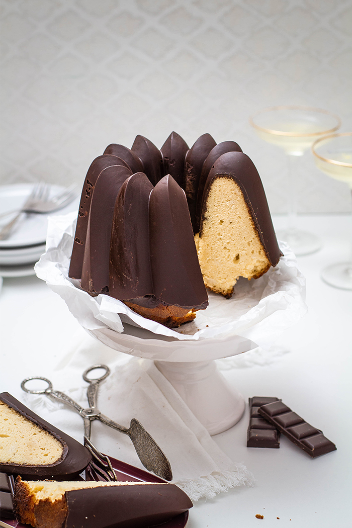 Marzipan Schokoladen Gugelhupf Kuchendeern