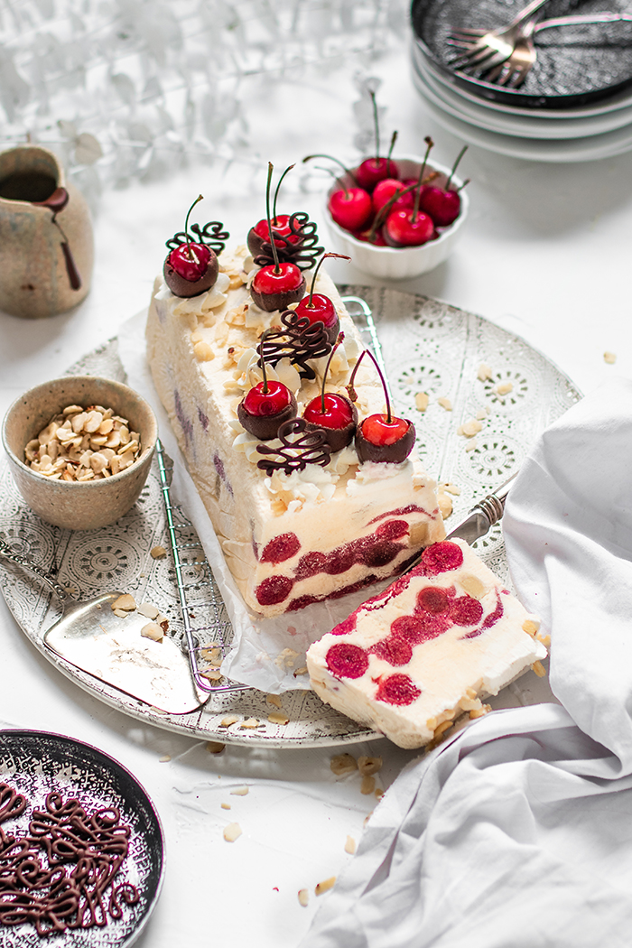 Gluhwein Kirsch Marzipan Parfait Kuchendeern