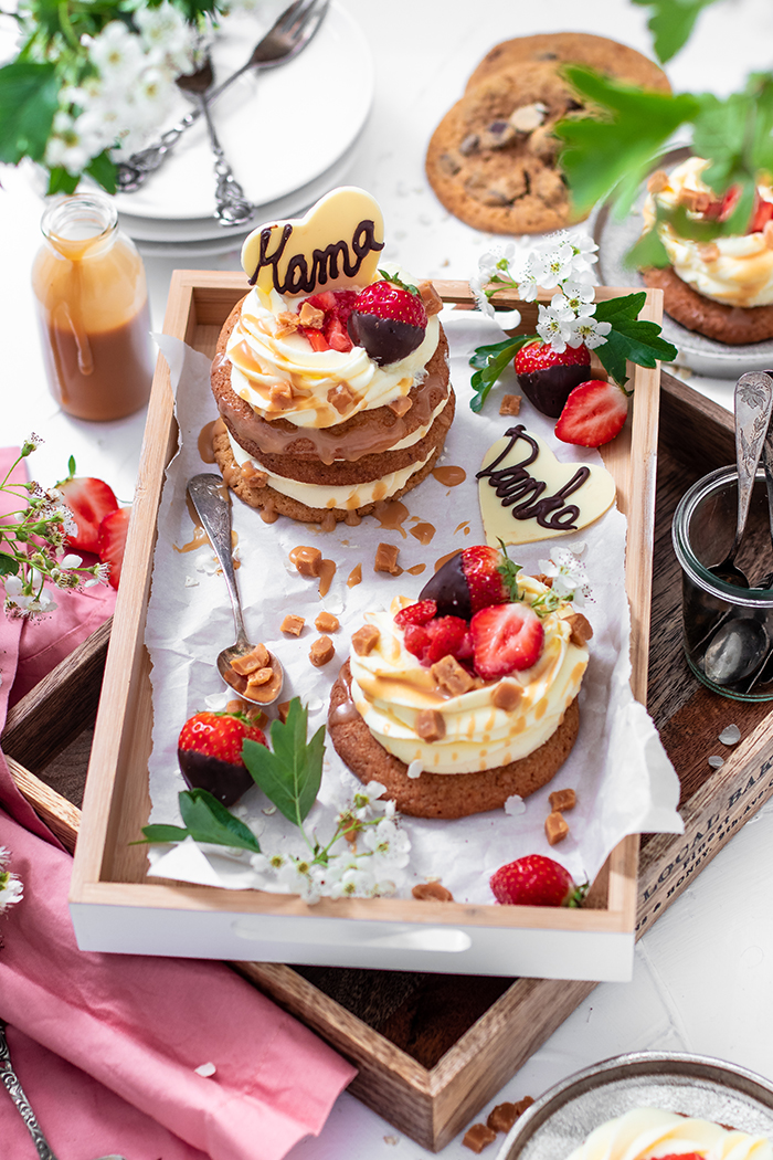 Cookie Tortchen Mit Salzkaramell Kuchendeern