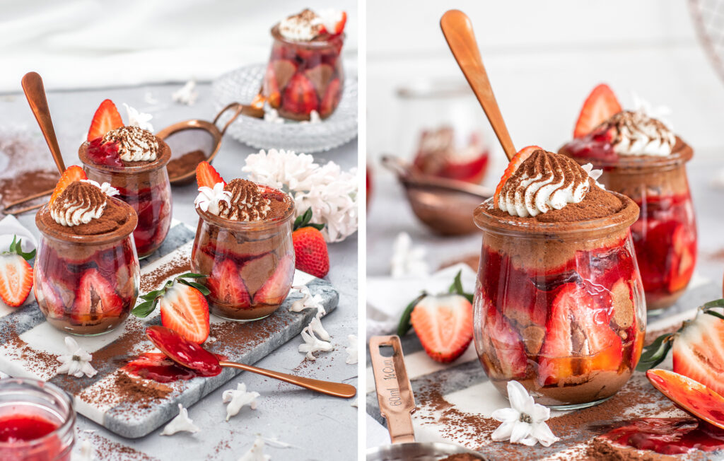 Schokoladen Mousse mit Roter Grütze - KüchenDeern