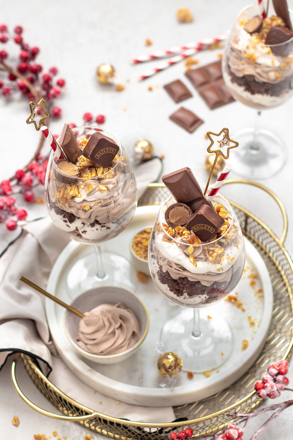 Schnelles Baileys Schokoladen Dessert im Glas - KüchenDeern